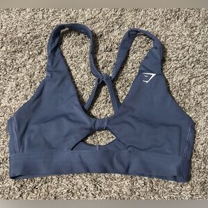 Gymshark Blue Strappy Back Sports Bra